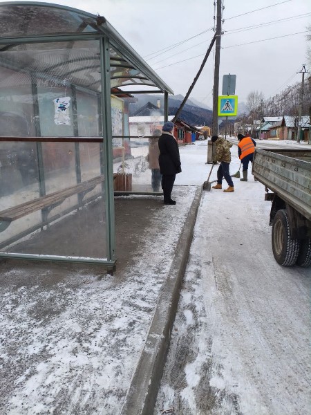 Уборка снега (общественные территории).