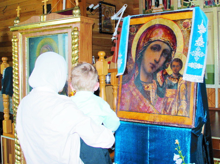Обретение иконы Пресвятой Богородицы в Свято-Никольском храме города Слюдянки