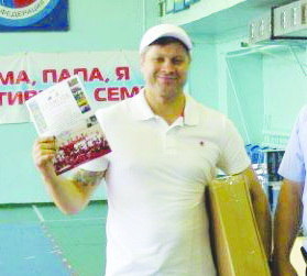 И.А. Криволапов, серебряный призер спартакиады по гиревому спорту